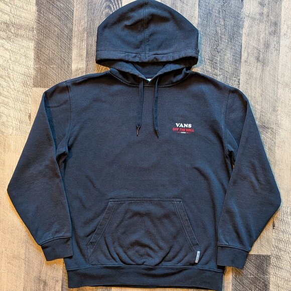 Vans Hoodie Pizza Served Cold Grim Reaper Black Small Pullover - Picture 2 of 9